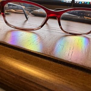 Michael Kors prescription frames with hard case.